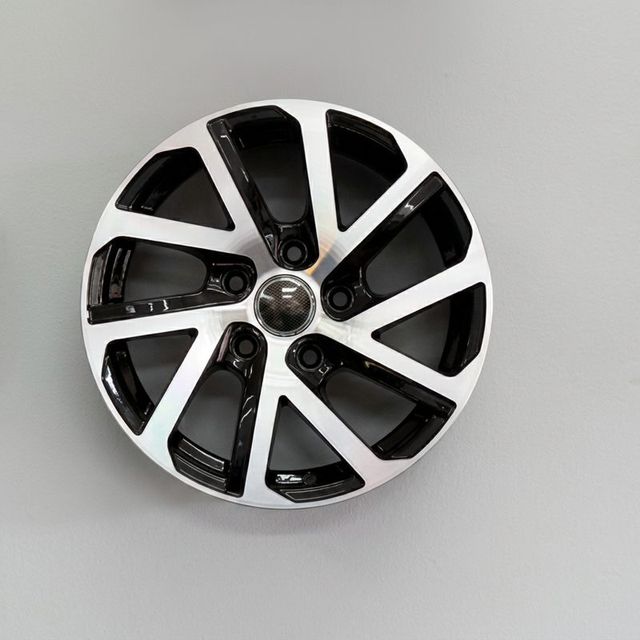 14 inch Black Machined 10-Spoke alloy rim