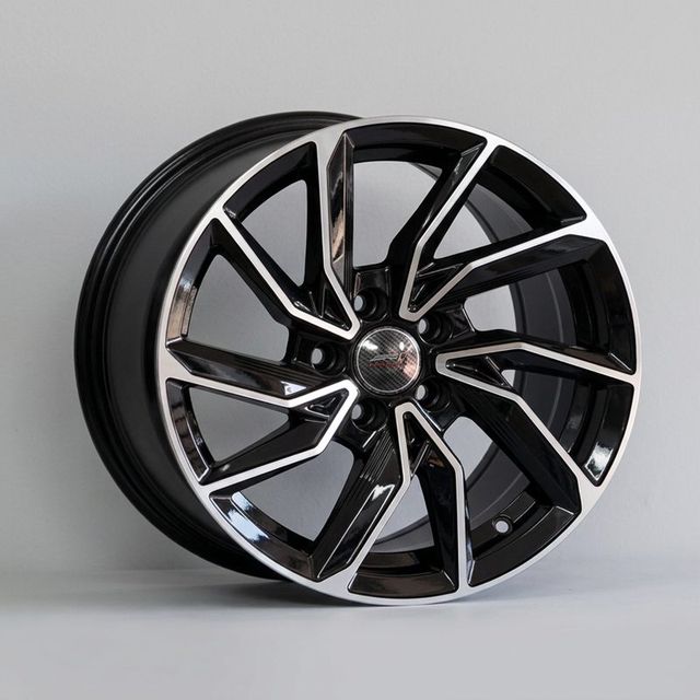 15 inch Gloss Black Machined 5-Twin Spoke alloy rim