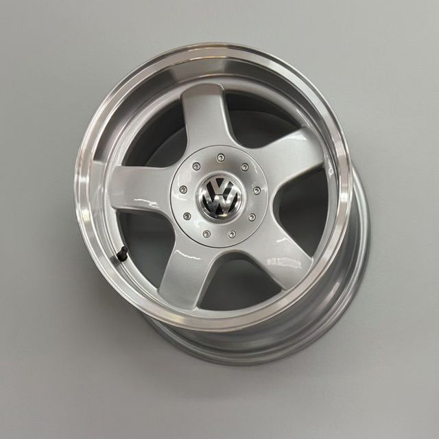 15 inch Black Machined 5-Spoke alloy rim